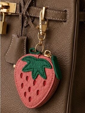 Strawberry Bag Charm + Coin Purse + Keychain